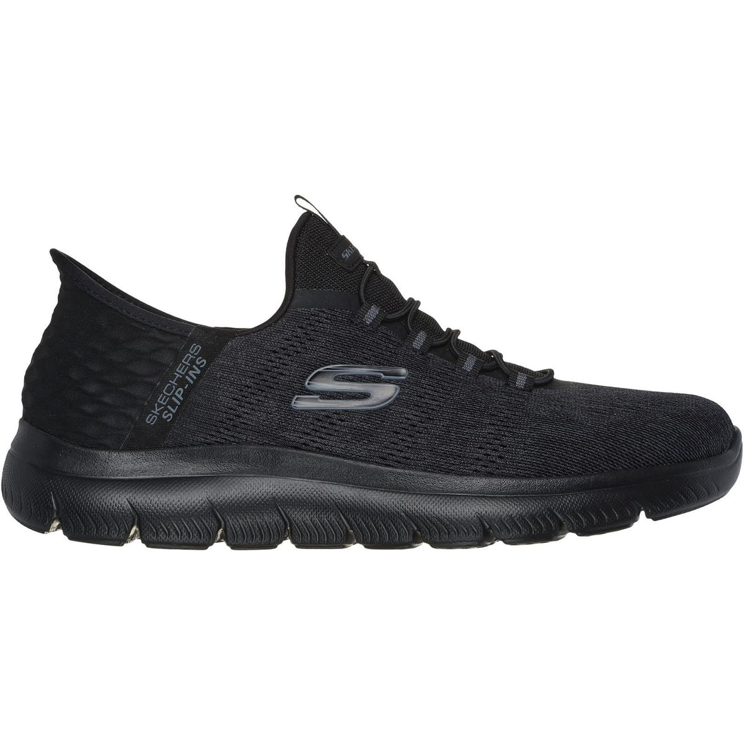 Men's Wide Fit Skechers 232469 Slip-ins Summits Key Pace Trainers in Black - Image 2