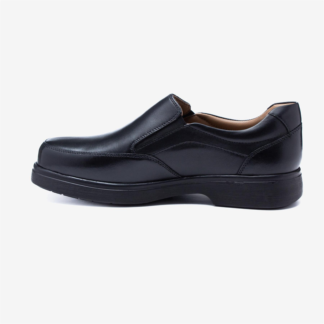 Mens Wide Fit Tredd Well Connor Shoes in Brown - Image 5