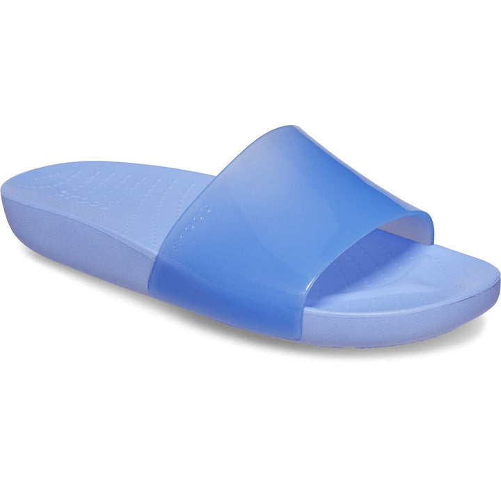 Women's Crocs 208538 Splash Gloss Slippers in Moon Jelly - Image 1