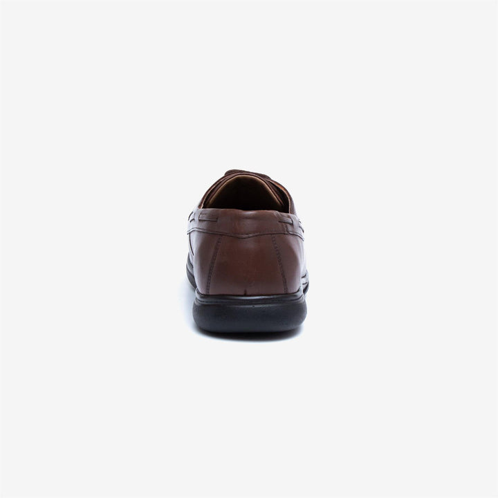 Mens Wide Fit Tredd Well Dean Boat Shoes in Navy - Image 1