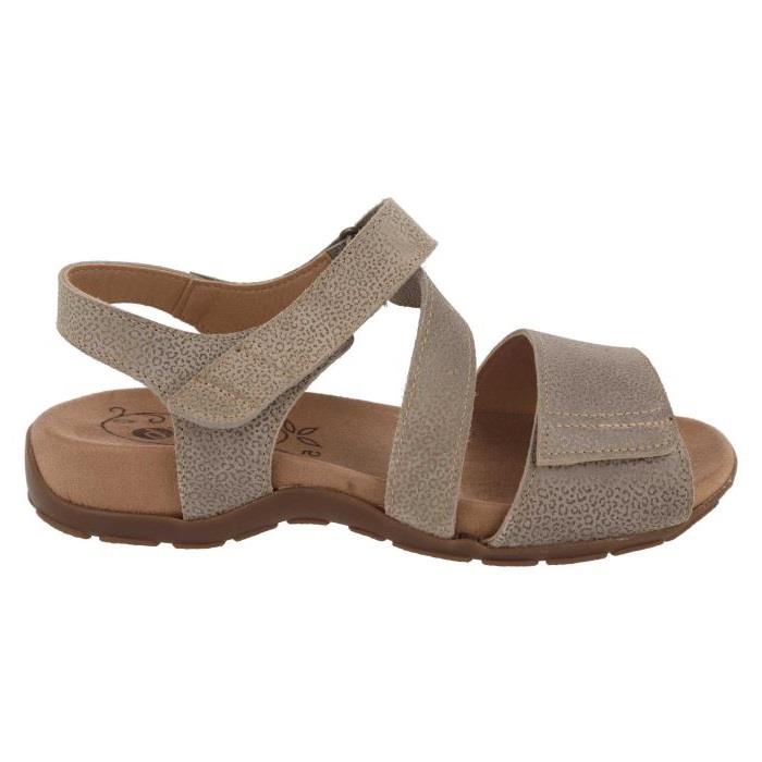 Women's Wide Fit DB Kalista Sandals in Blue Print Leather - Image 1