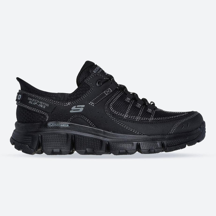 Women's Wide Fit Skechers 180147 Slip-ins Summits At Trainers in Black - Image 1