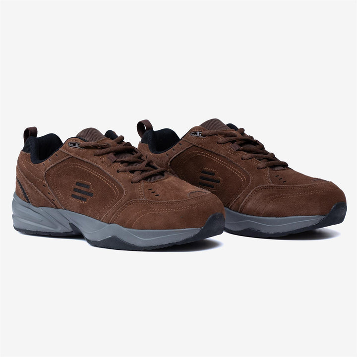 Men's Wide Fit Tredd Well Legend Trainers in Black - Image 1