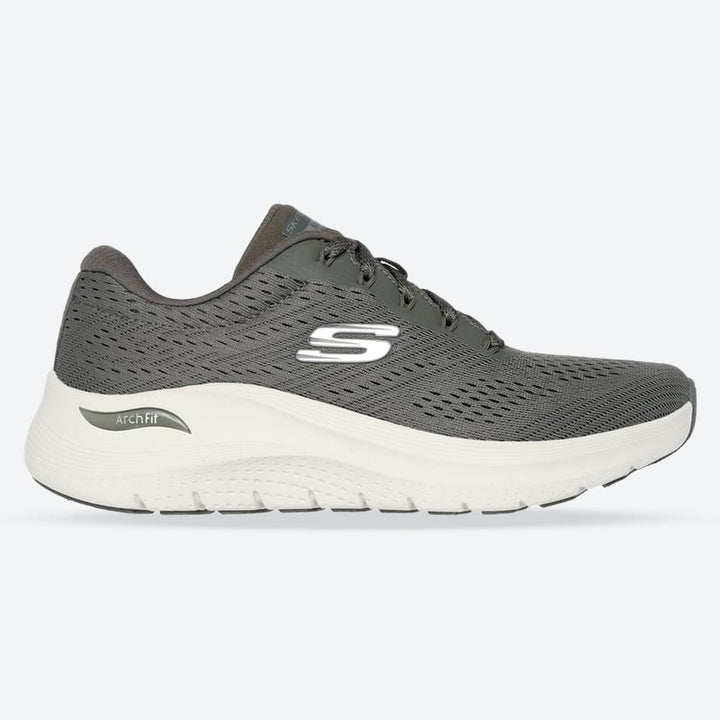 Women's Wide Fit Skechers 150051 Arch Fit 2.0 Big League Trainers - Olive in Olive - Image 1