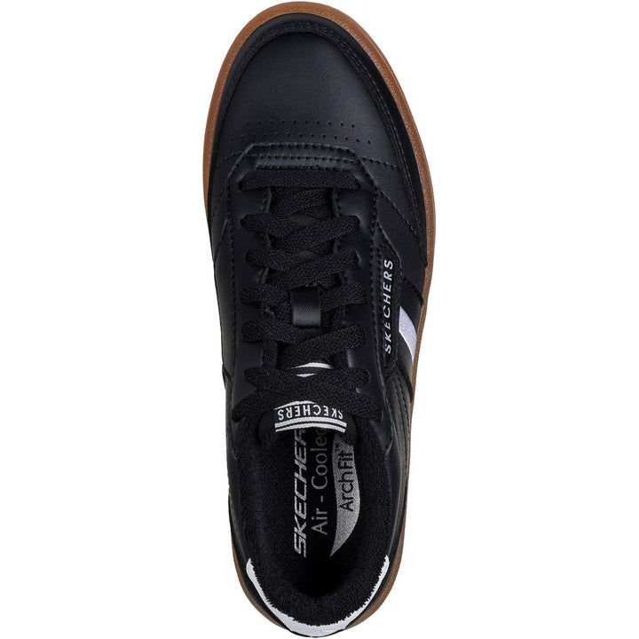 Women's Wide Fit Skechers 158806 Arch Fit Classic Trainers in Black - Image 1
