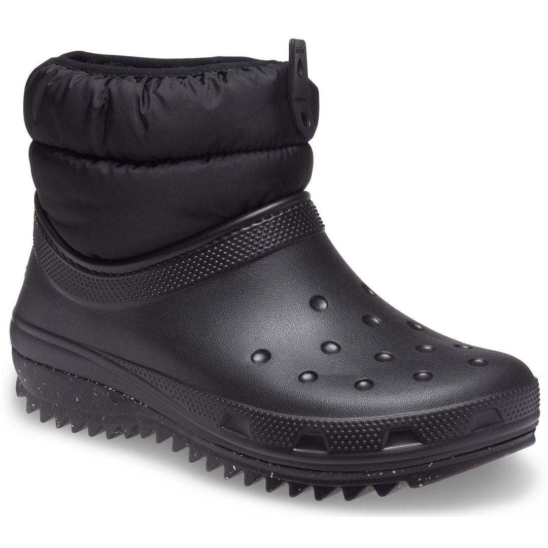 Women's Crocs 207311 Classic Neo Puff Shorty Boots in Black - Image 3