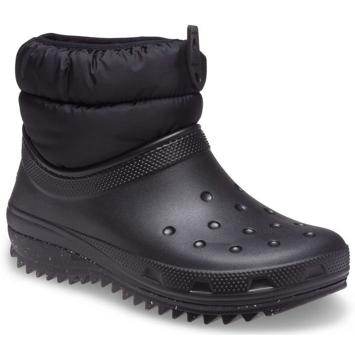 Women's Crocs 207311 Classic Neo Puff Shorty Boots in Black - Image 1