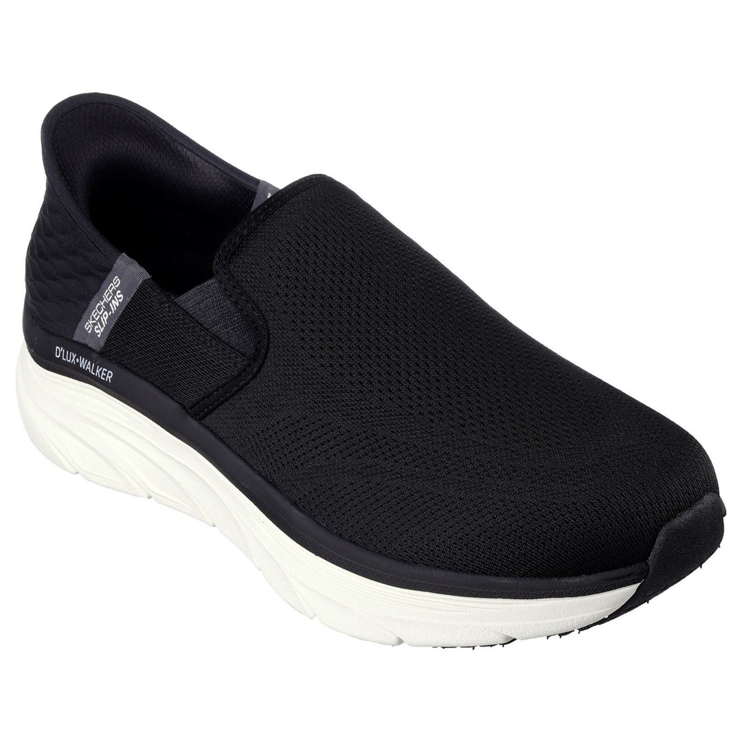 Men's Wide Fit Skechers 232455 D'Lux Walker Orford Trainers in Black - Image 3