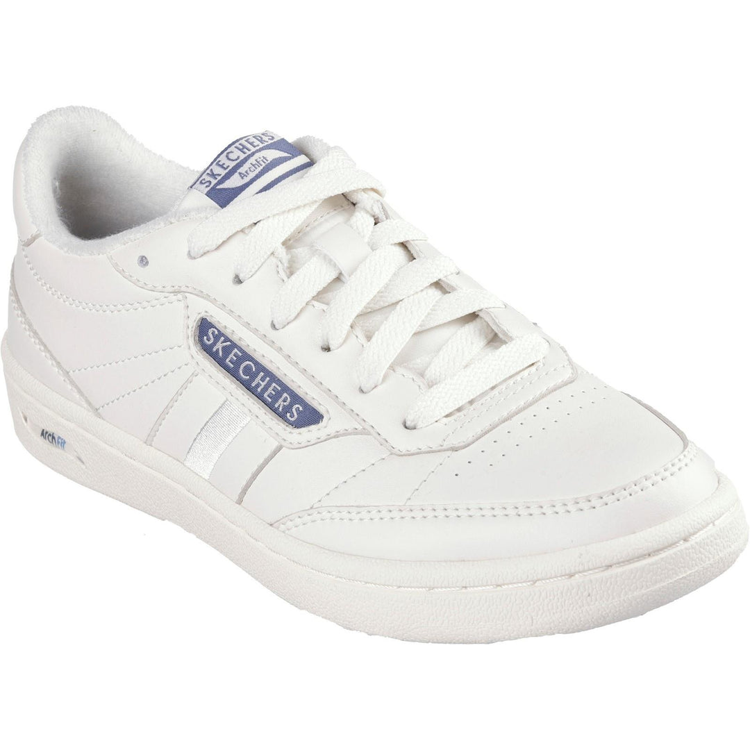 Women's Wide Fit Skechers 158806 Arch Fit Classic Trainers in Black - Image 8