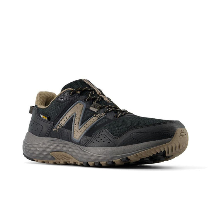Women's Wide Fit New Balance MT410OK8 Trail Running Trainers in Black - Image 1