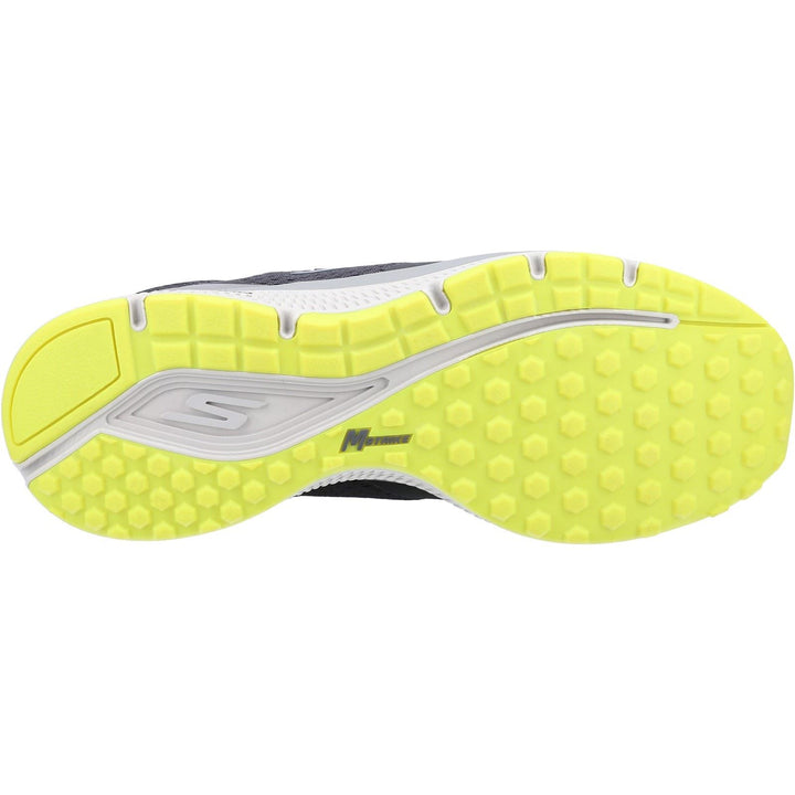 Men's Wide Fit Skechers 220102 GOrun Consistent Trainers - Charcoal/Lime in Charcoal/Lime - Image 1