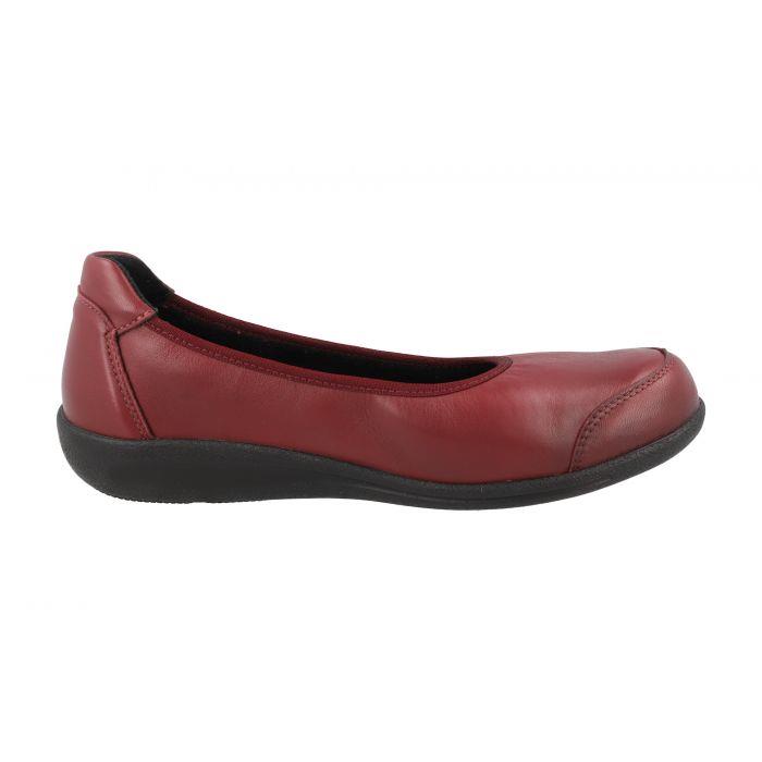 Women's Wide Fit DB Whitethroat Shoes in Black Stretch / Lea - Image 1