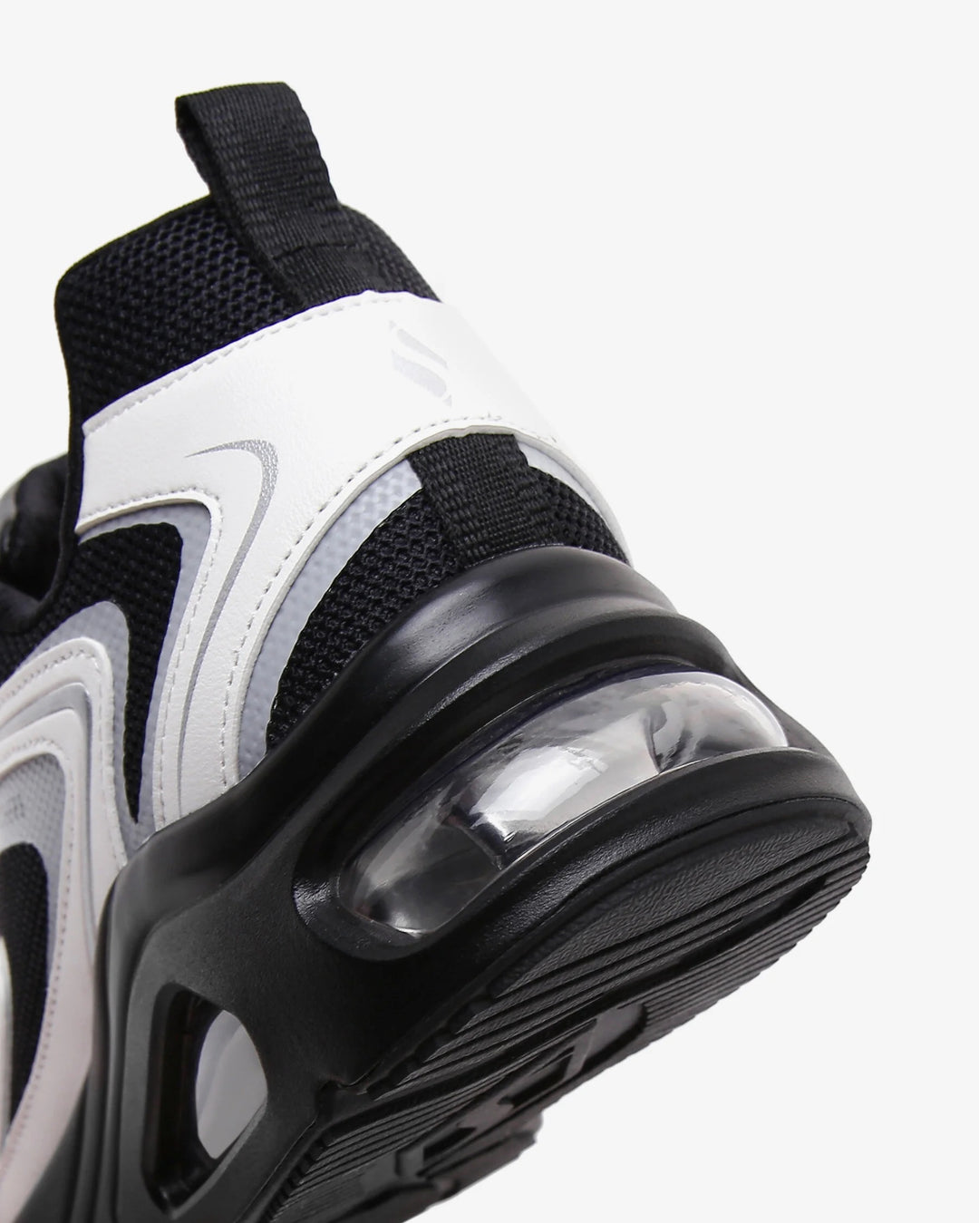 Women's Wide Fit Skechers 177424 Tres Air Uno Street Fl Air Trainers in Black/White - Image 7