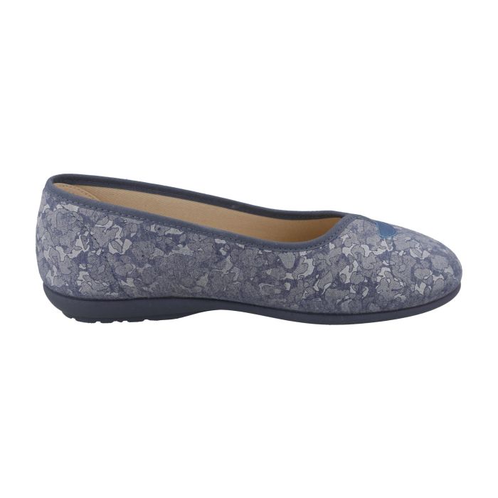 Women's Wide Fit DB Greenfinch Canvas in Blue - Image 1