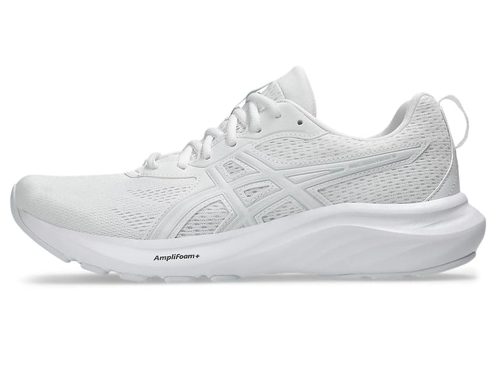 Men's Wide Fit Asics Gel Contend 9 Running Trainers in White/Glacier Grey - Image 1
