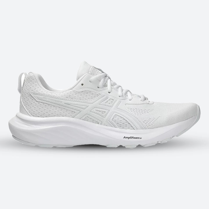 Men's Wide Fit Asics Gel Contend 9 Running Trainers in White/Glacier Grey - Image 1