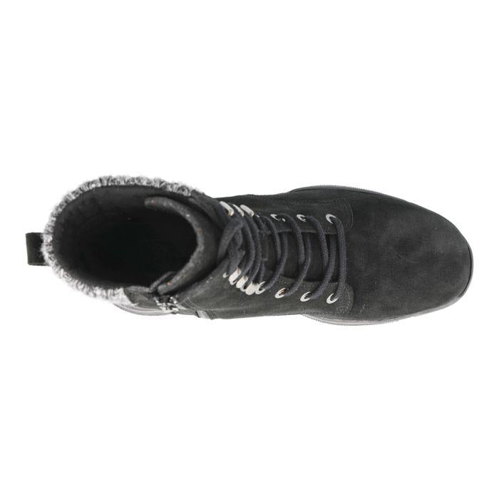 Women's Wide Fit DB Acre Boots in Black Suede - Image 1
