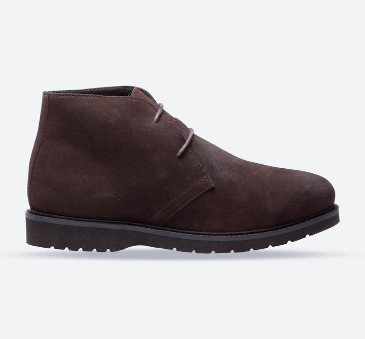Men's Wide Fit Tredd Well William 22759 Suede Dress Boots - Brown in Brown - Image 1