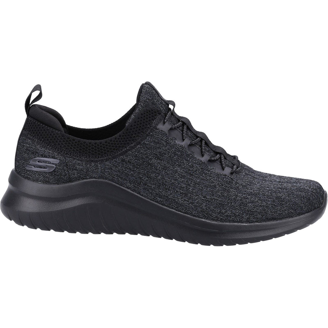 Men's Wide Fit Skechers 232206 Ultra Flex 2.0 Cryptic Trainers in Black - Image 2