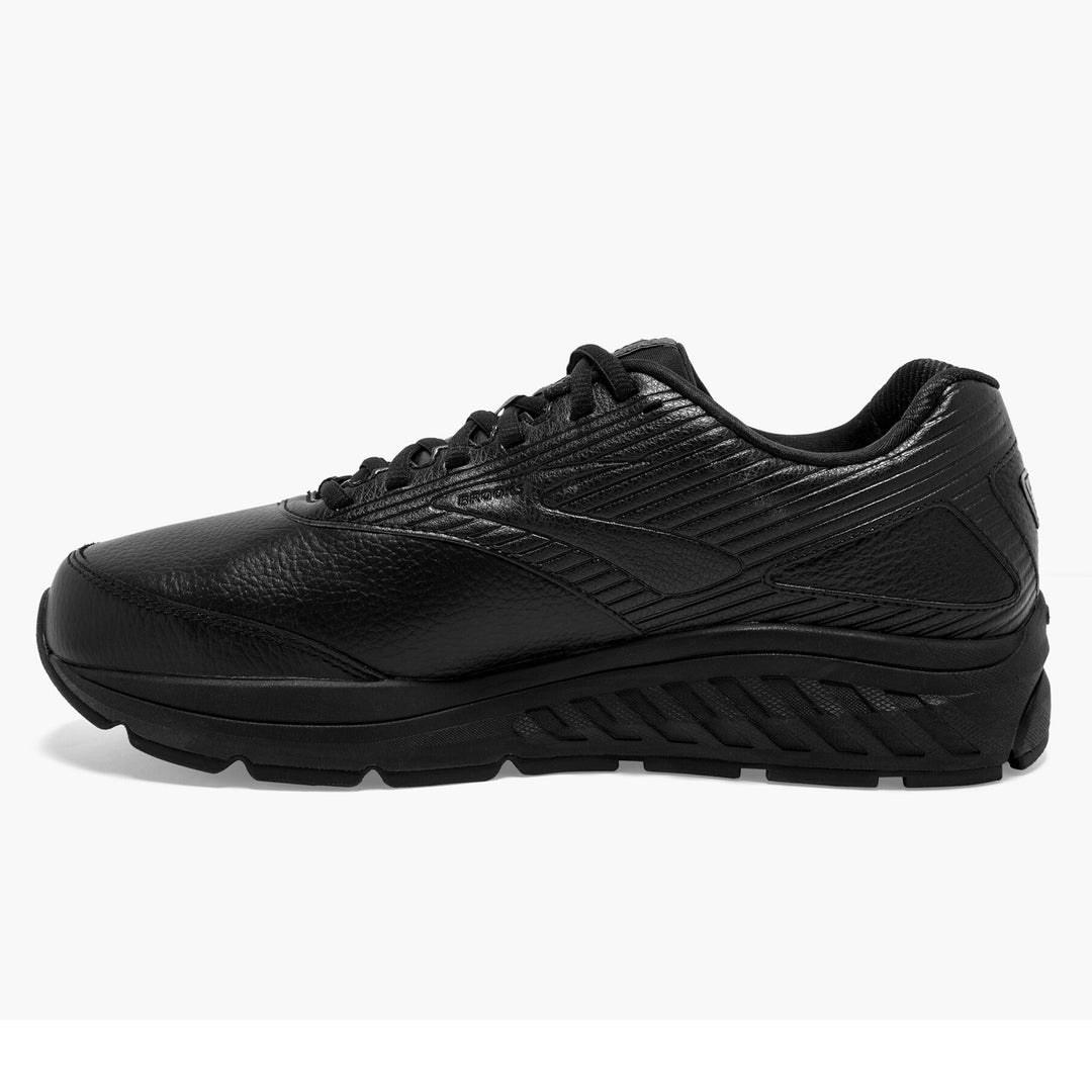 Men's Wide Fit Brooks Addiction Walker 2 Running Trainers in Black - Image 4
