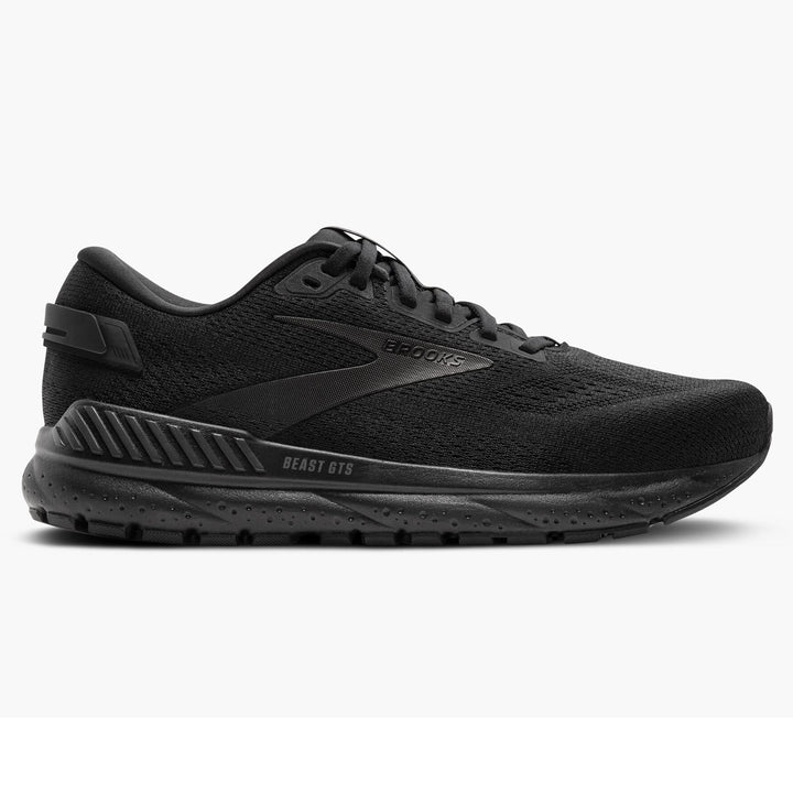 Men's Wide Fit Brooks Beast GTS 24 Running Trainers in Black - Image 1