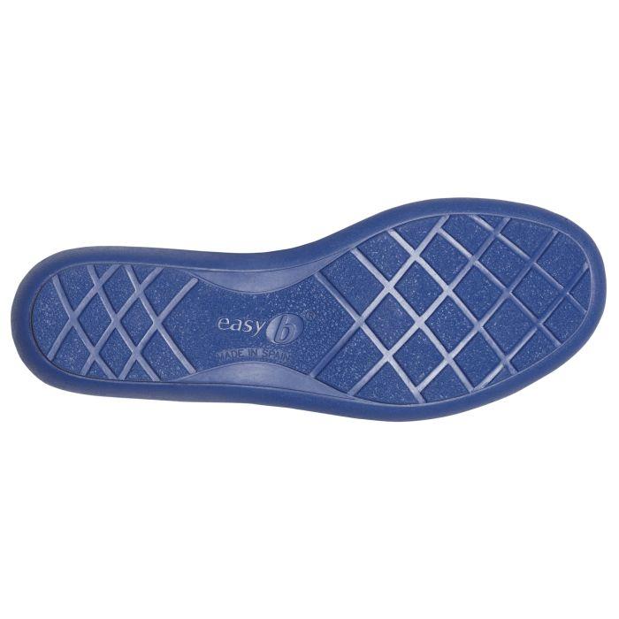 Women's Wide Fit DB Lacey Slip-on Slippers in Blue Multi Textile - Image 1