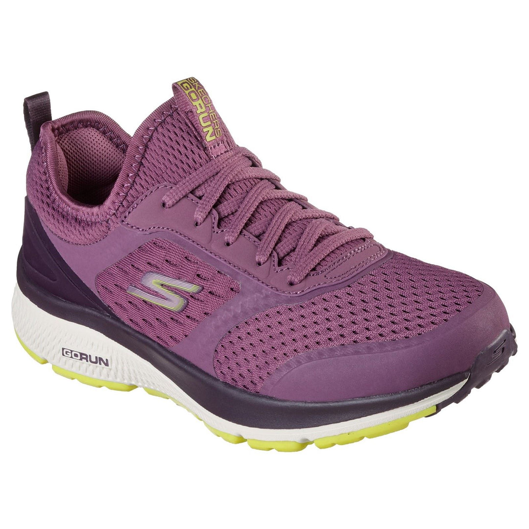 Women's Wide Fit Skechers 128276  Go Run Consistent Vivid Trainers in Mauve - Image 3