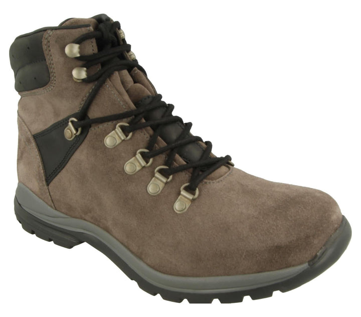 Womens Wide Fit DB Colorado Waterproof Boots in Black Suede - Image 1