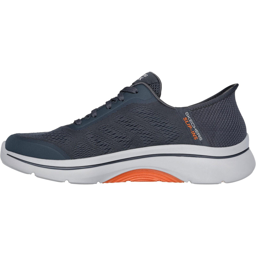 Men's Wide Fit Skechers 216602 Slip-ins Arch Fit 2.0 Simplicity Trainer in Navy - Image 8