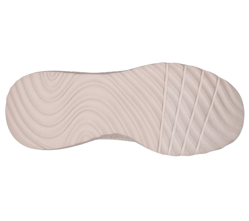 Womens Wide Fit Skechers Bobs Squad Chaos Face Off 117209 Vegan Trainers - Nude/Natural in Nude/Natural - Image 5