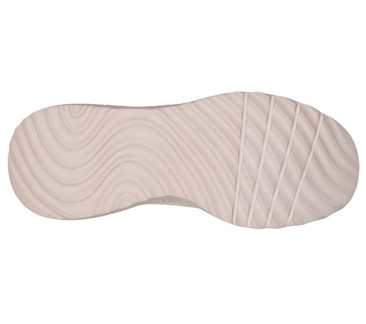 Womens Wide Fit Skechers Bobs Squad Chaos Face Off 117209 Vegan Trainers - Nude/Natural in Nude/Natural - Image 1
