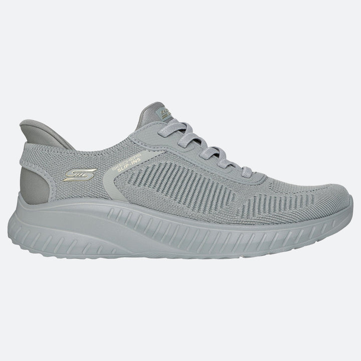 Women's Wide Fit Skechers 117497W Slip-ins Sport Squad Chaos Trainers in Lavender - Image 1