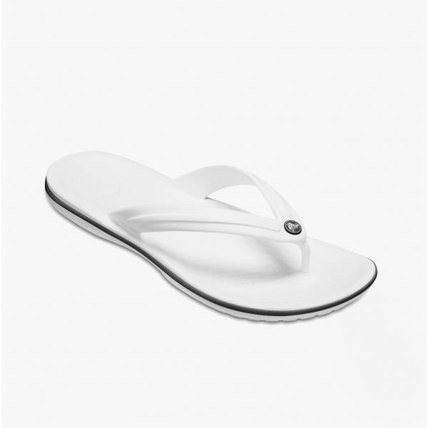 Mens Crocs 11033 Crocband Flip Flops in Black - Image 1