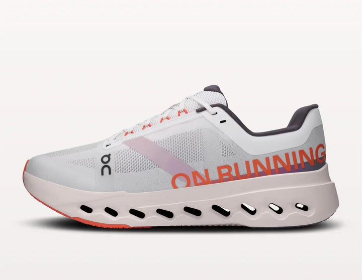 Men's Wide Fit On Cloudsurfer Next Wide Training Shoes - White/Flame in White/Flame - Image 1