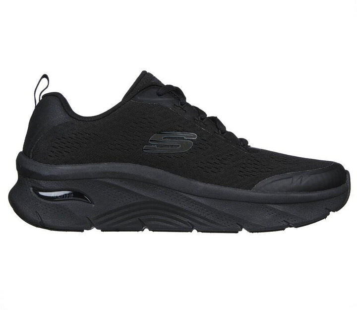 Men's Wide Fit Skechers Relaxed Fit 232502 Arch Fit D'Lux Summer Trainers in Black - Image 1