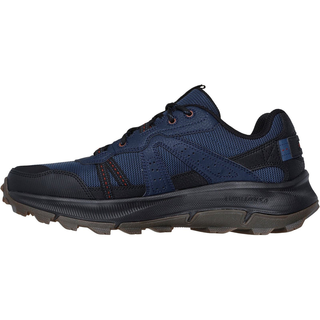 Men's Wide Fit Skechers 237790 Equalizer 5.0 Trail Solix Creek Trainers in Navy/Black - Image 4