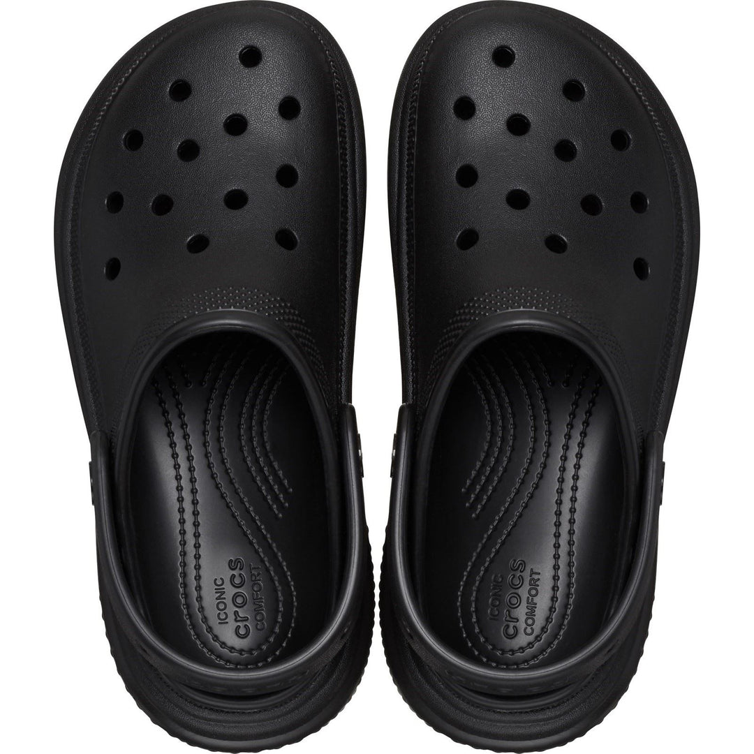 Women's Crocs 209347 Stomp Clog Sandals in Black - Image 3