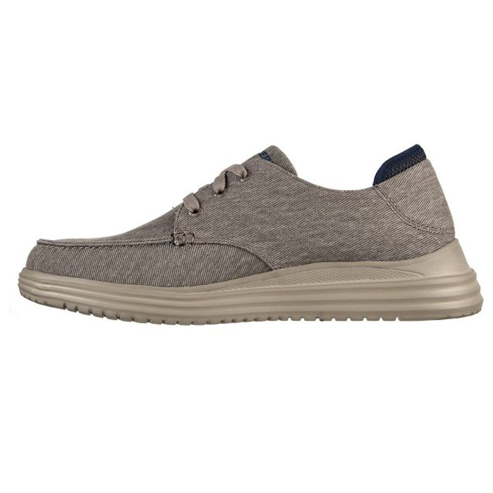 Men's Wide Fit Skechers 204471 Proven Forenzo Trainers in Khaki - Image 3