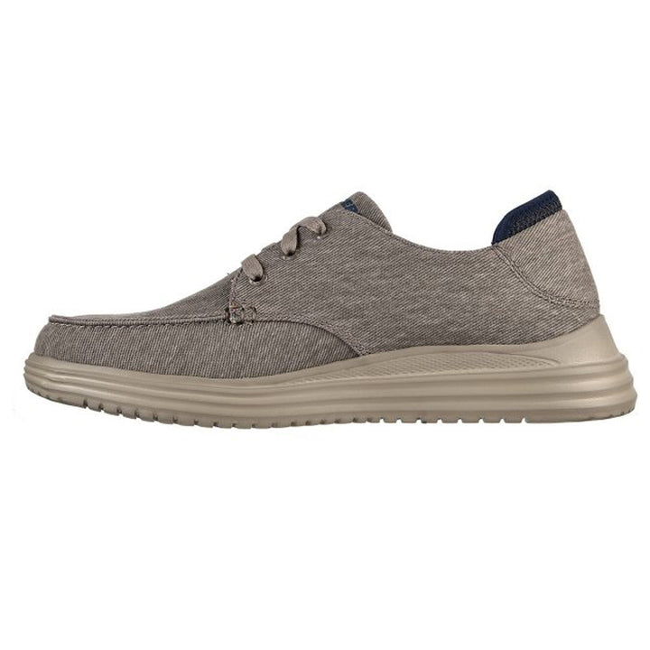 Men's Wide Fit Skechers 204471 Proven Forenzo Trainers in Khaki - Image 1