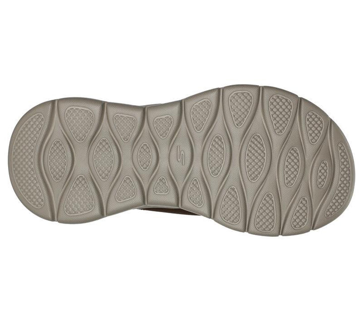 Men's Relaxed Fit Skechers 229202 Go Walk Flex Vallejo Sandals in Chocolate - Image 1