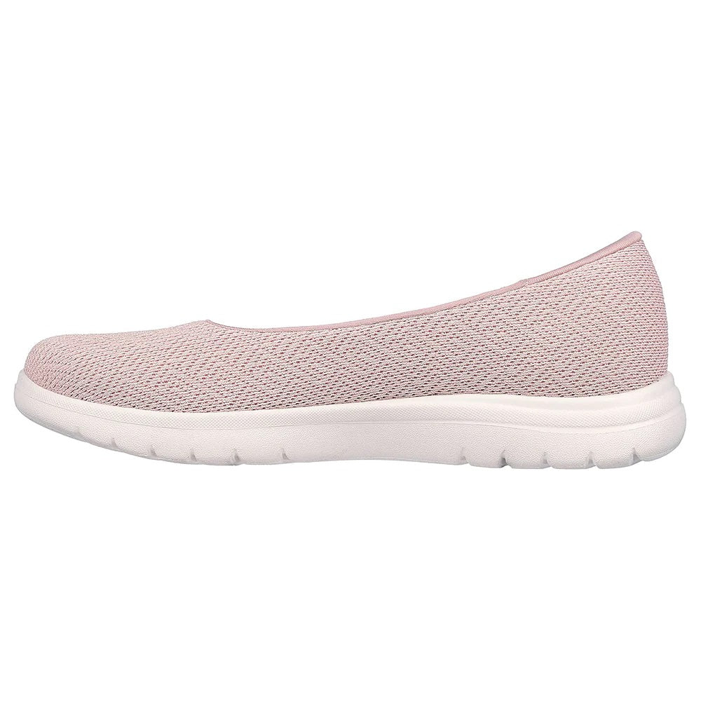 Womens Wide Fit Skechers 136530 Relaxed Fit Shoes in Navy - Image 7