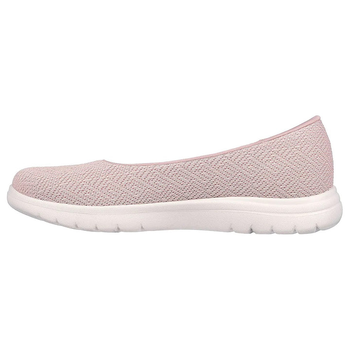 Womens Wide Fit Skechers 136530 Relaxed Fit Shoes in Navy - Image 1
