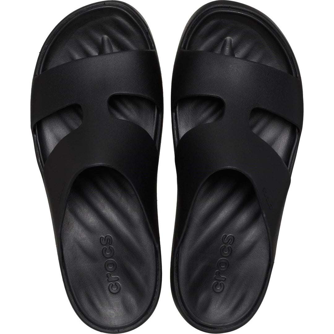 Women's Crocs 209409 Getaway Platform H-Strap Slippers in Latte - Image 16