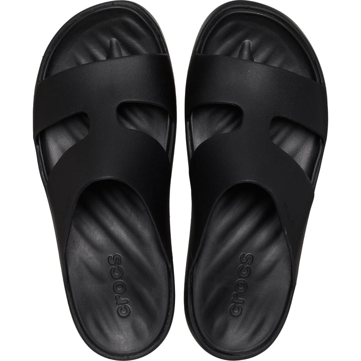Women's Crocs 209409 Getaway Platform H-Strap Slippers in Latte - Image 1