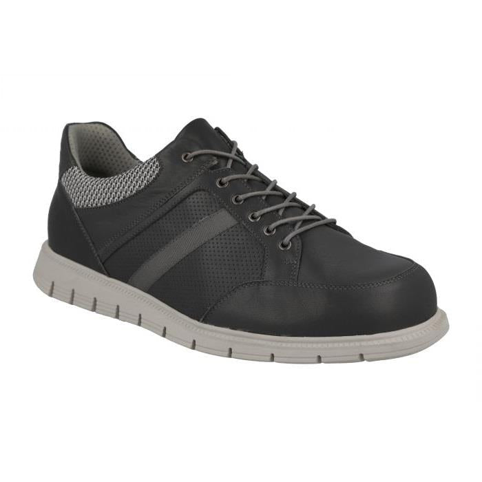 Men's Wide Fit DB Caspian Shoes in Black - Image 15