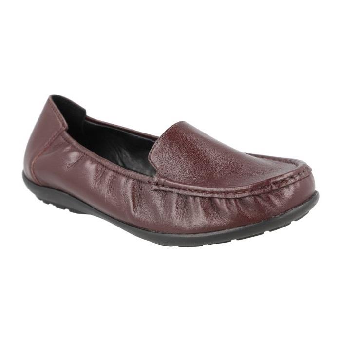 Women's Wide Fit DB Partridge Loafer Shoes in Black Leather - Image 12