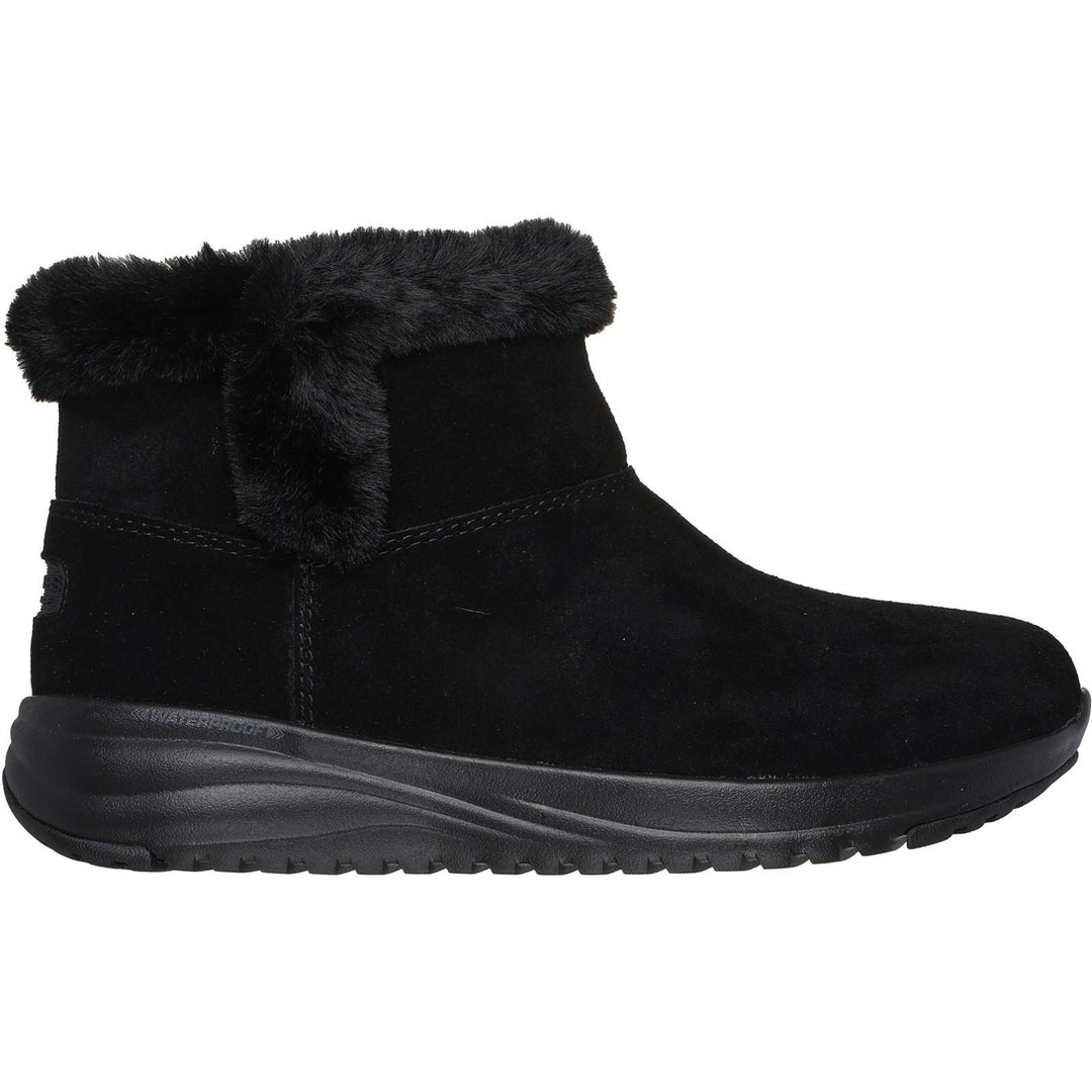 Women's Wide Fit Skechers 144775 Waterproof On The Go Stellar Boots in Black - Image 2