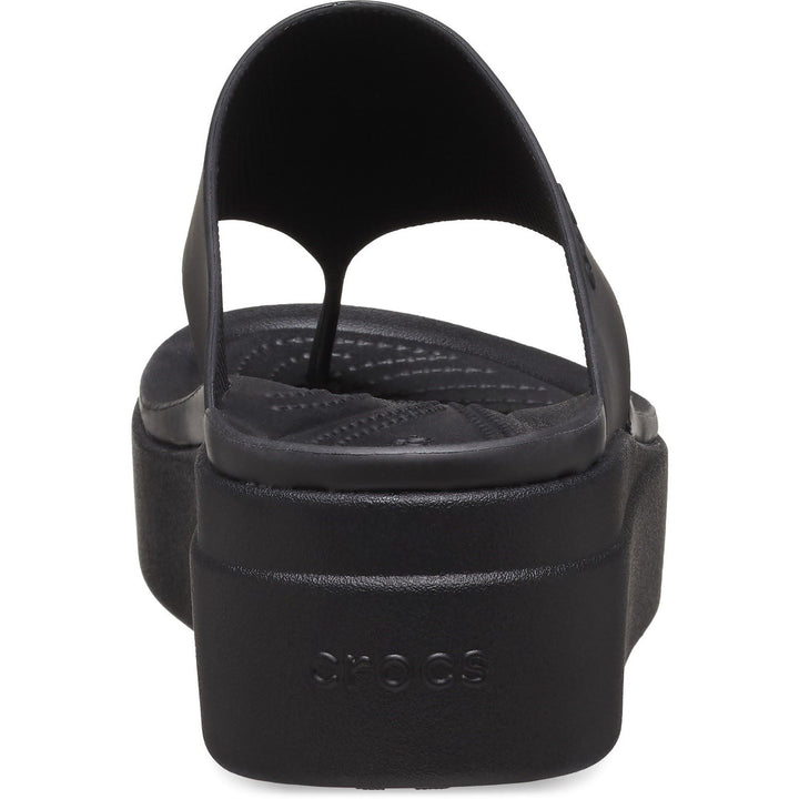 Women's Crocs 208727 Brooklyn Flip in Black - Image 1