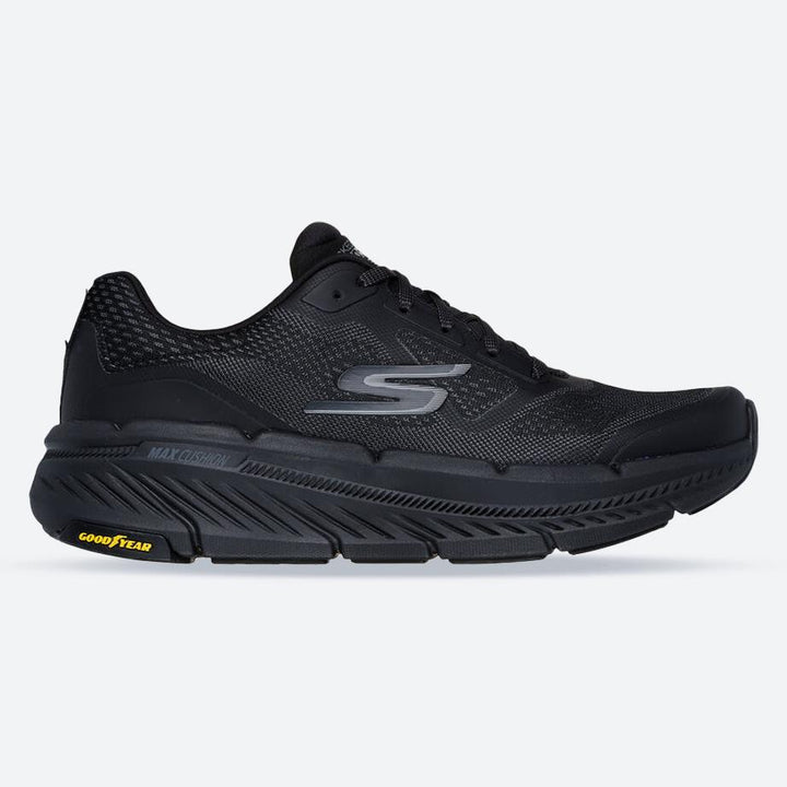 Men's Wide Fit Skechers 220840WW Max Cushioning Premier 2.0 Vantage Trainers in Black / Charcoal - Image 1