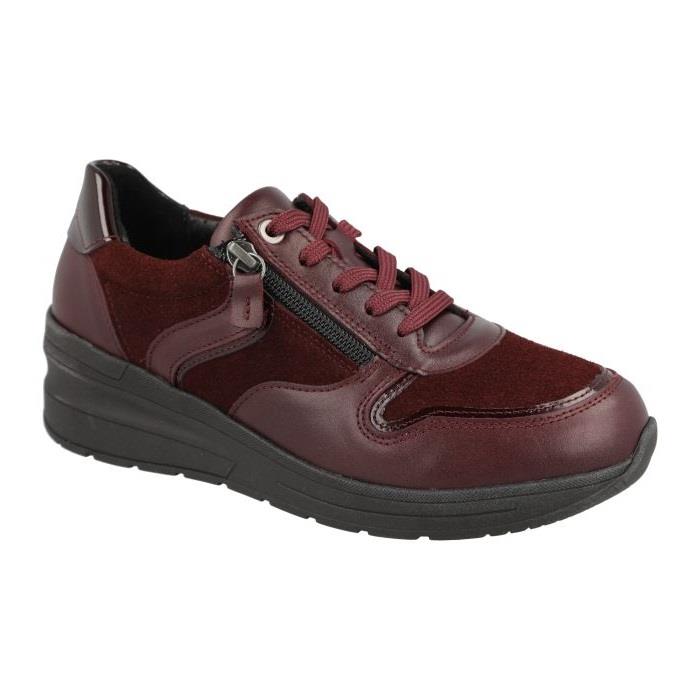Women's Wide Fit DB Fleet Trainers in Black Crinkly Patent / Snake Lea - Image 12